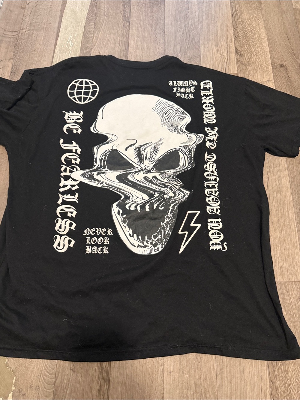 U.S. Polo Assn. Black Graphic Skull Short Sleeve Tee